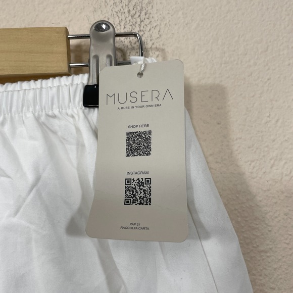 NWT Musera Women's XS Cotton White Lace Trim Sleep Shorts Pull On PJ Bottoms NEW - Picture 2 of 6